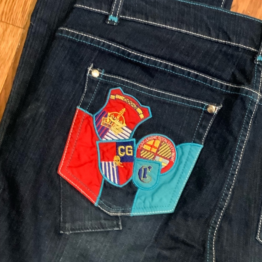 Men's Coogi Jeans Spell Out Blue 36 X 33 - Picture 5 of 9